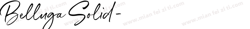 Belluga Solid字体转换